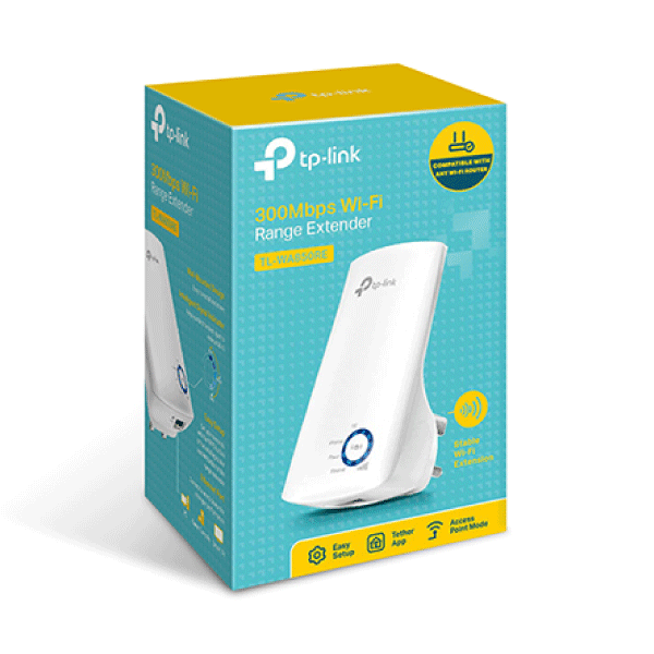 TP-Link Wireless Range Extender 300Mbps Wall Plugged | WA850RE
