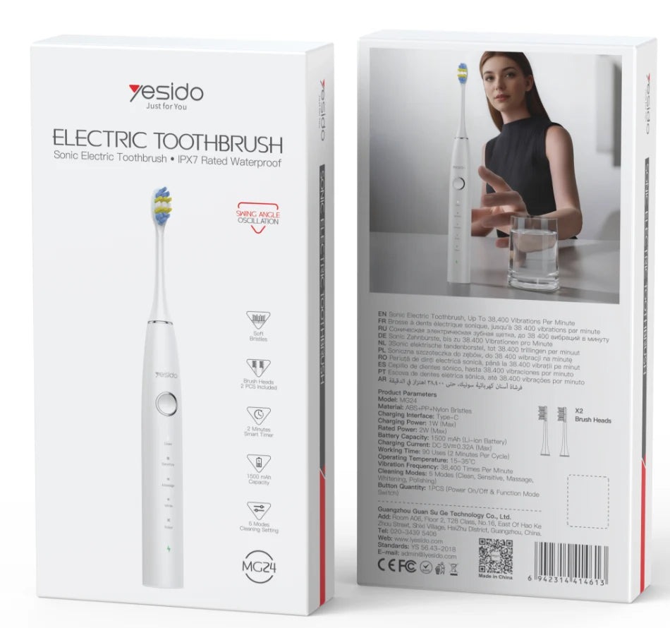 Yesido MG24 Sonic Electric Toothbrush
