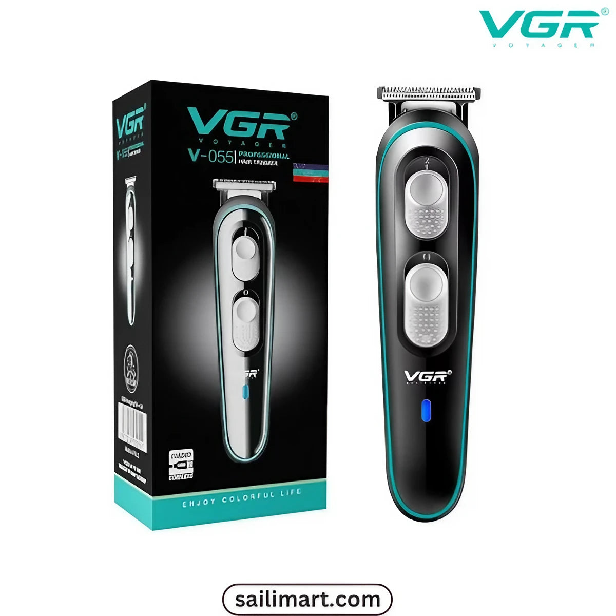 VGR V-055 Professional Cordless Hair Clipper & Trimmer
