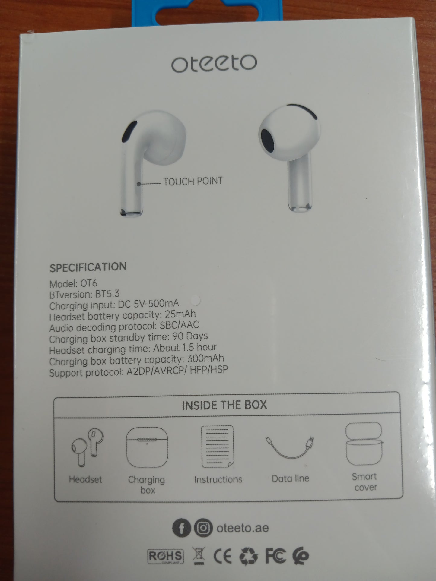 Oteeto True Wireless Earphone