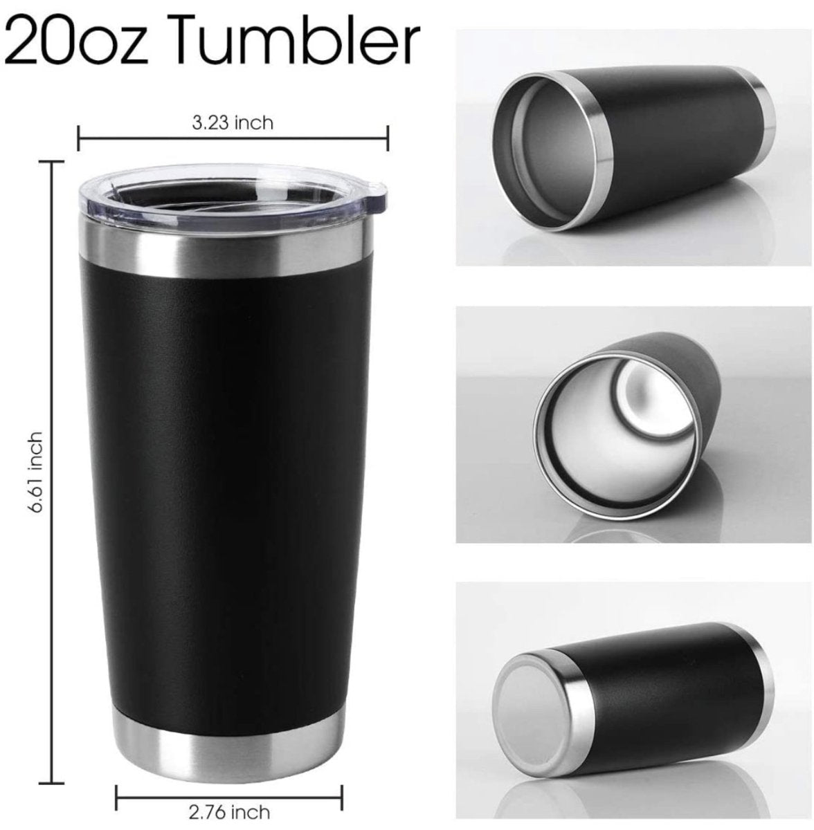 Double wall 20 Oz Stainless Cup