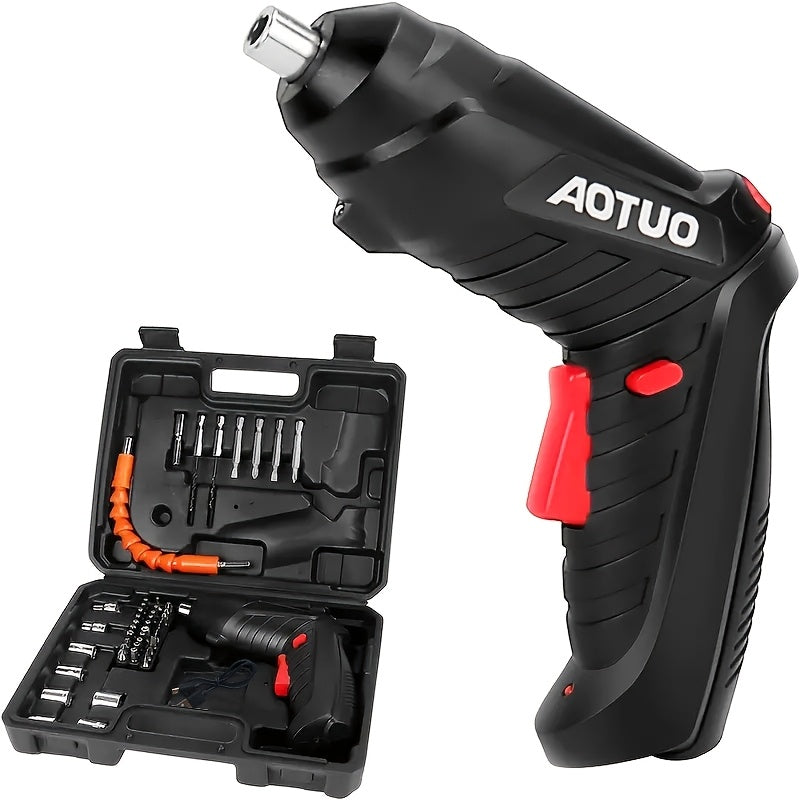 Cordless Electric Drill Set with Lithium Battery - 1800mAh, 4.2V - Mini Screwdriver for Home Repair and DIY Projects