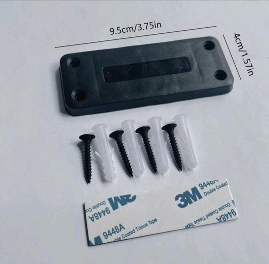 1pc Gun Magnet | Gun Holder | Rubber Coated Magnetic Concealment Mount For Pistols, Rifles And Shotguns For Men And Women | Hidden Storage For Vehicle, Truck, Car, Bedside Or Home