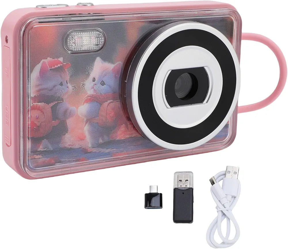 4K Digital Camera, Autofocus 48MP Vlog Camera for Photography with Front Rear Lens & Flash .