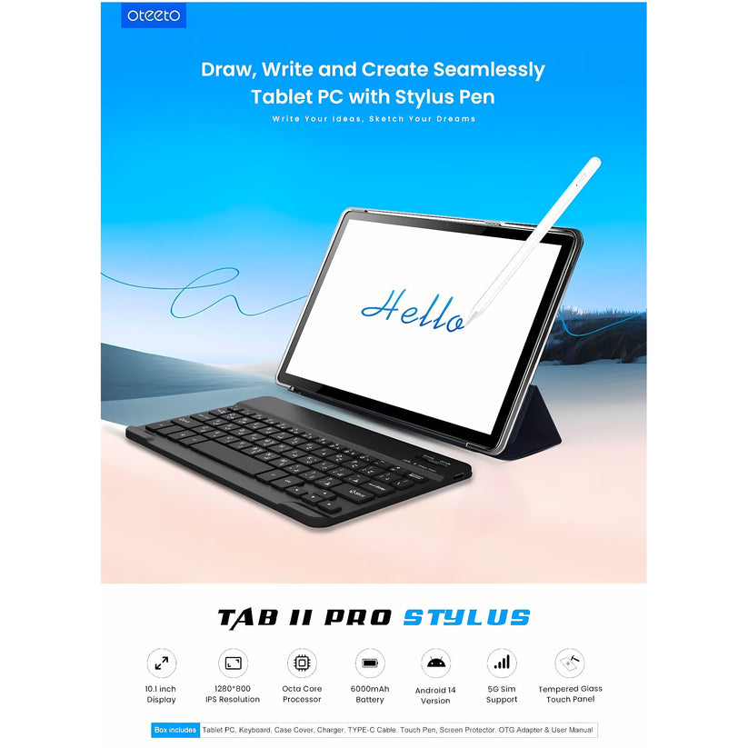 Oteeto TAB 11 Pro Stylus Android 5G 8GB/512GB
