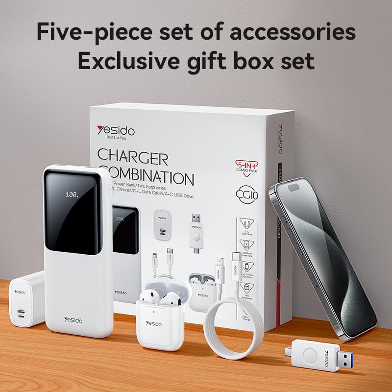 Yesido CG10 5-in-1 Accessory Set | Luxury Multi-Function Kit