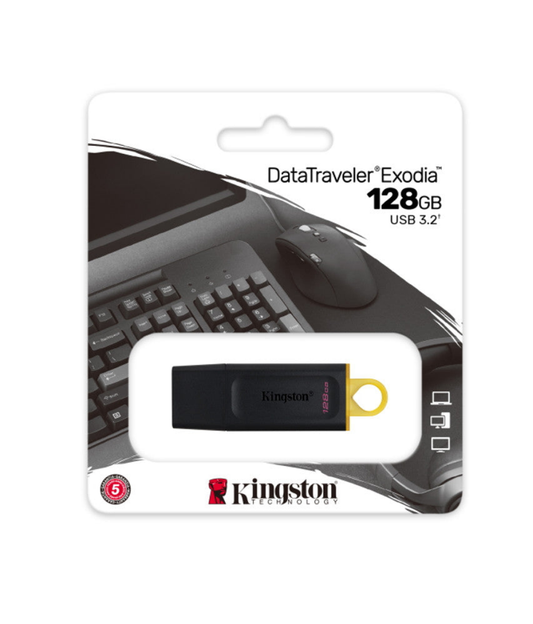 Kingston DataTraveler Exodia 128GB USB 3.2 Flash Drive | DTX/128GB