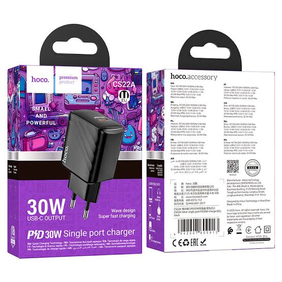 Hoco Wall Charger 30W Adapter CS22A