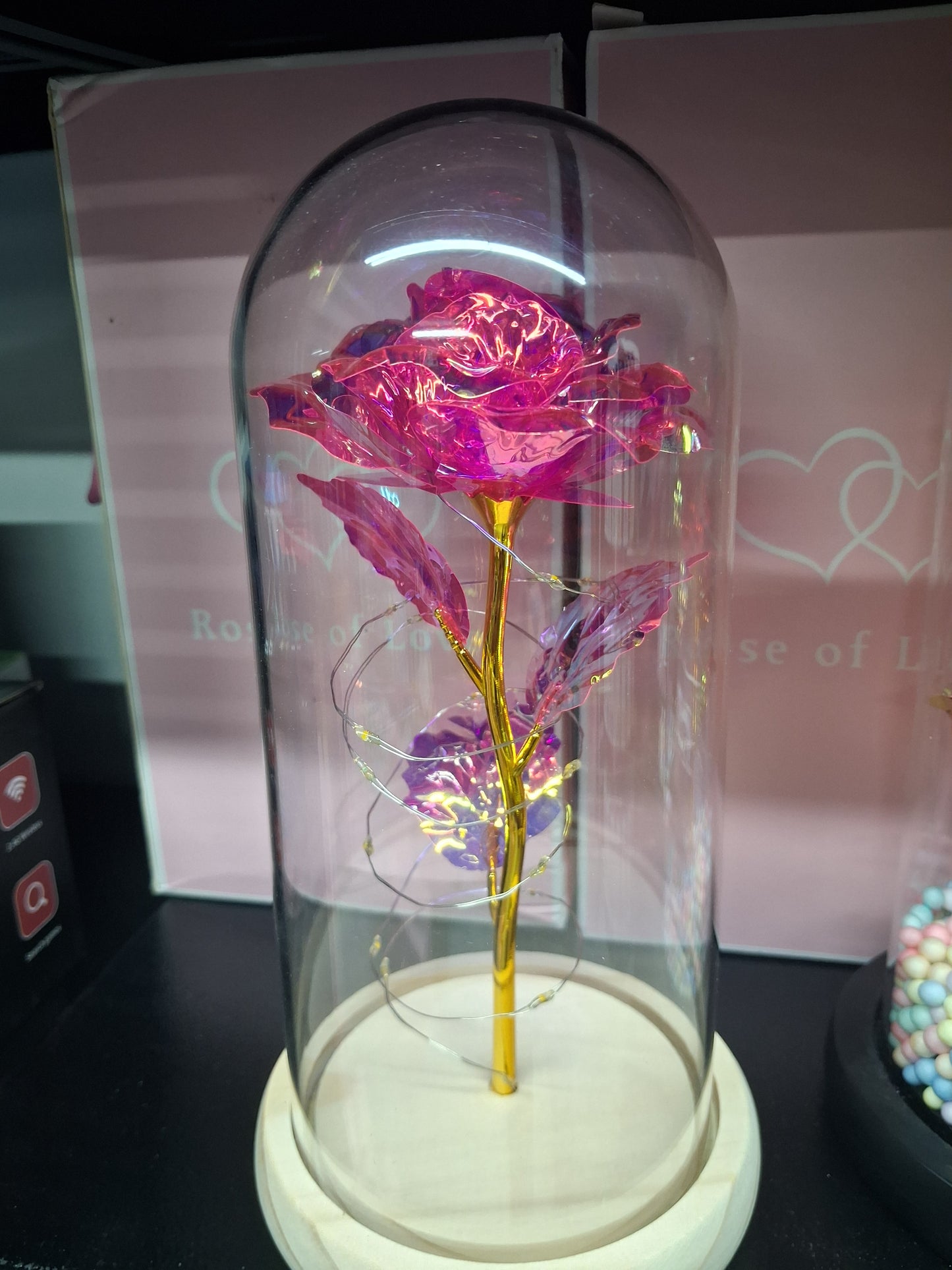 Playe Gold zinc alloy flower love gift