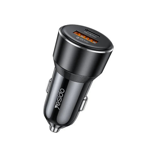 Yesido Y64 Aluminum Alloy USB+TC PD30W + USB20W