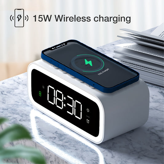 Bavin Clock - Night Light  Wireless Charging PC1065S