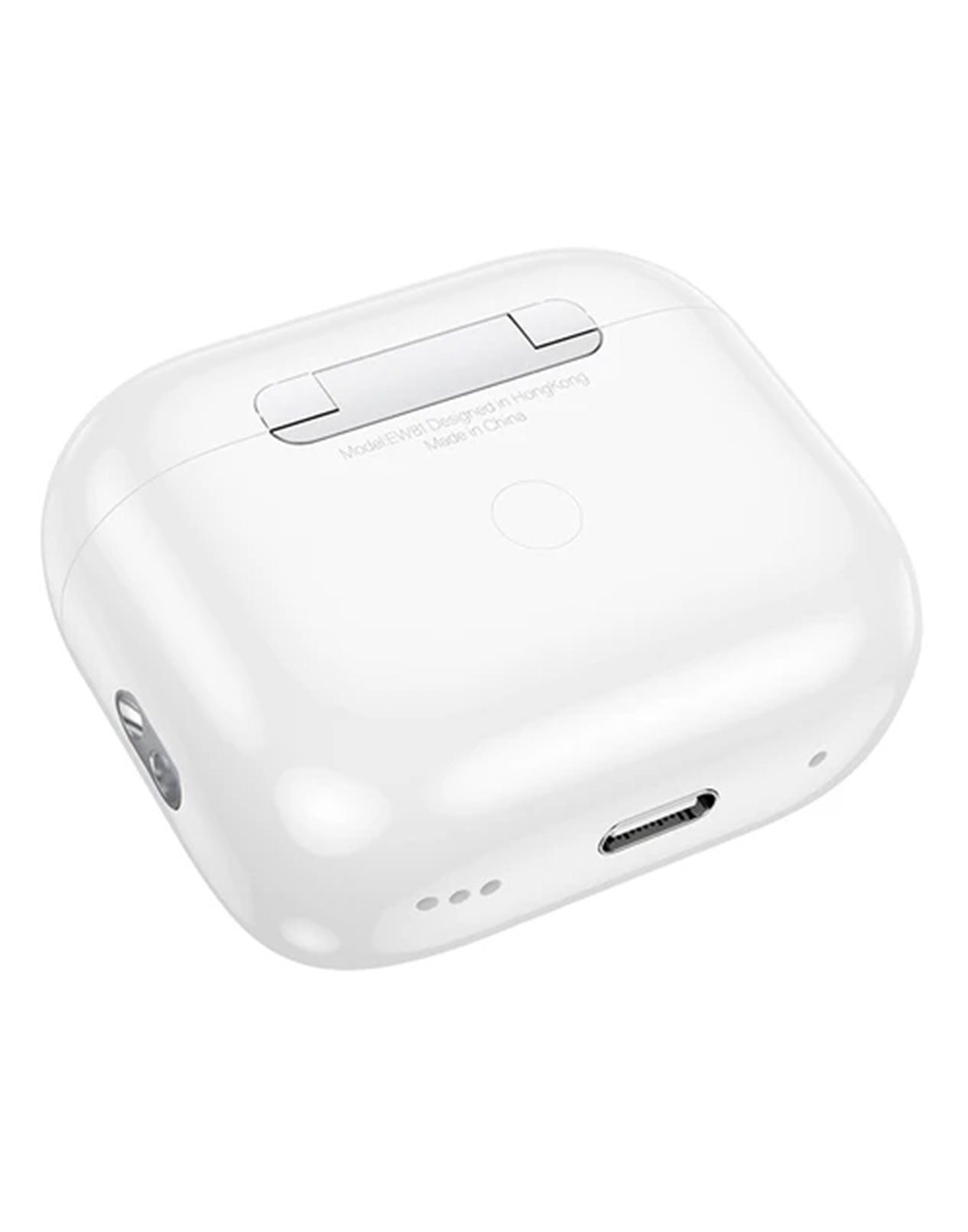 Hoco TWS Bluetooth Earbuds LCD Touch Screen (EW81) - White