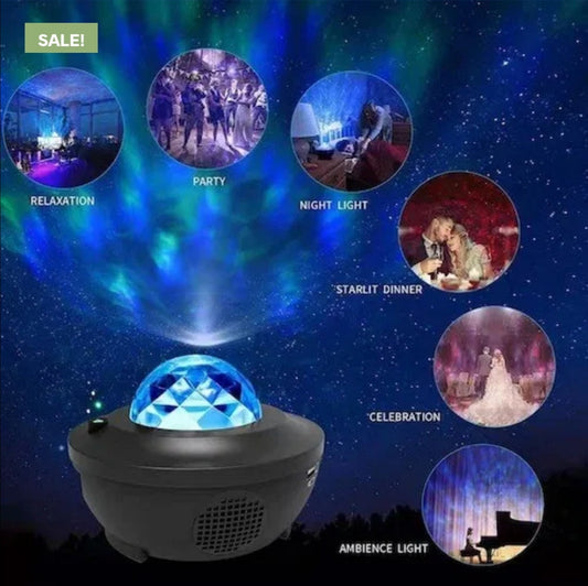 Galaxy Projector With Speaker