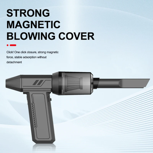 130,000 RPM Turbo Jet Fan – Handheld Air Blower & Vacuum ⚡🔋with LED Power Display