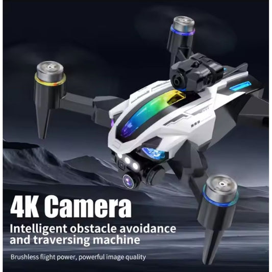 2025 New S173 Foldable RC Quadcopter Toy Drone Brushless Optical Flow Dual Camera LED Light Obstacle Avoidance Batteries