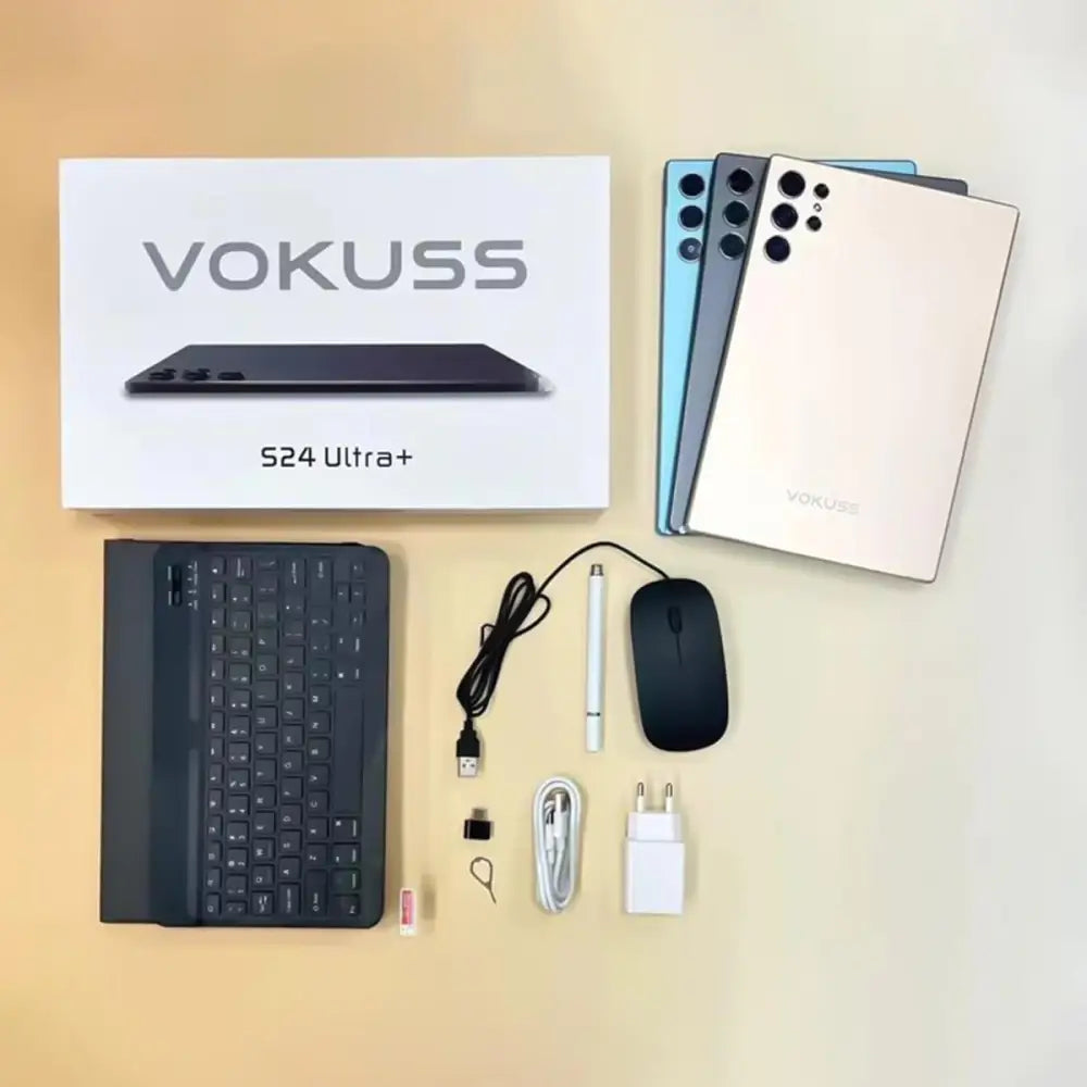 Vokuss S24 Ultra+ (16GB RAM + 1TB Memory) Tablet PC