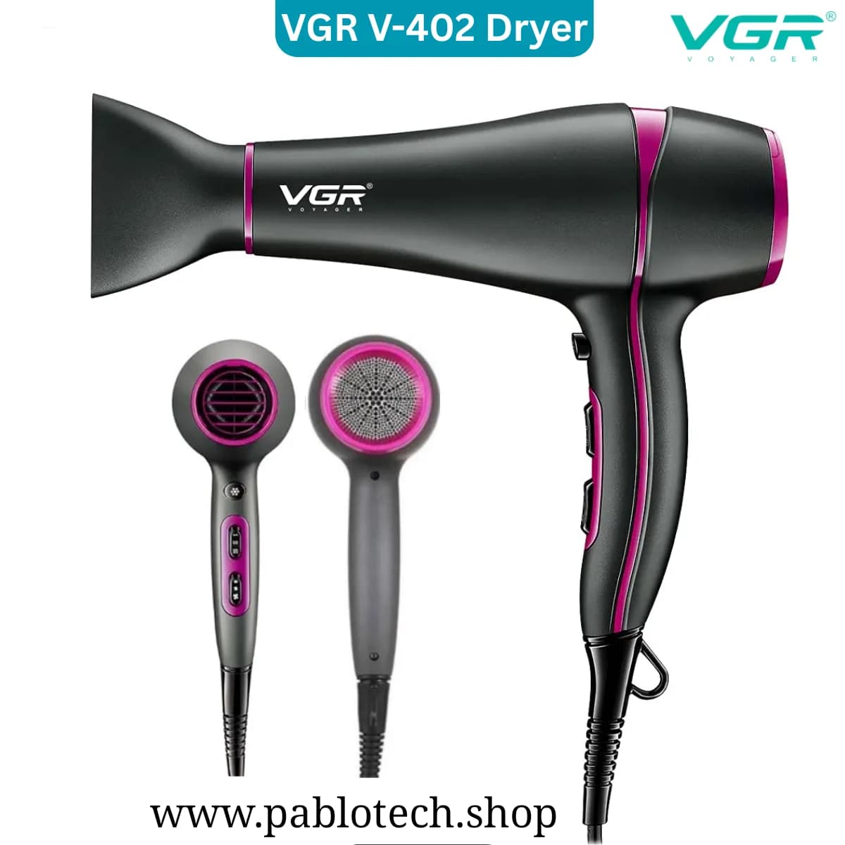 VGR V-402 Professional Hair Dryer with 2200W
