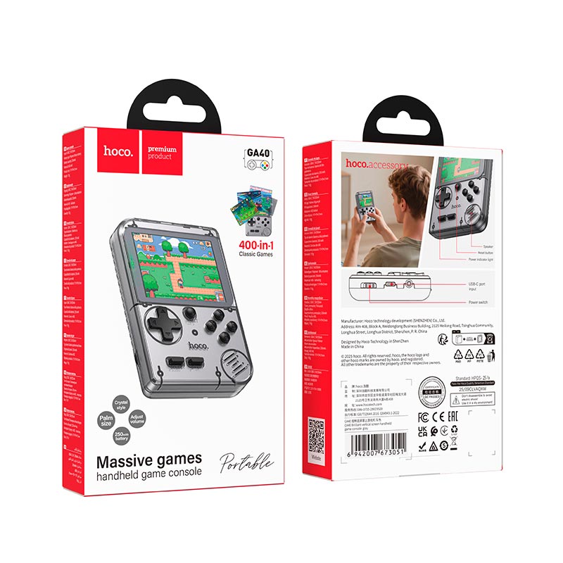 Hoco HANDHELD GAME CONSOLE MASSIVE GAMES GA40