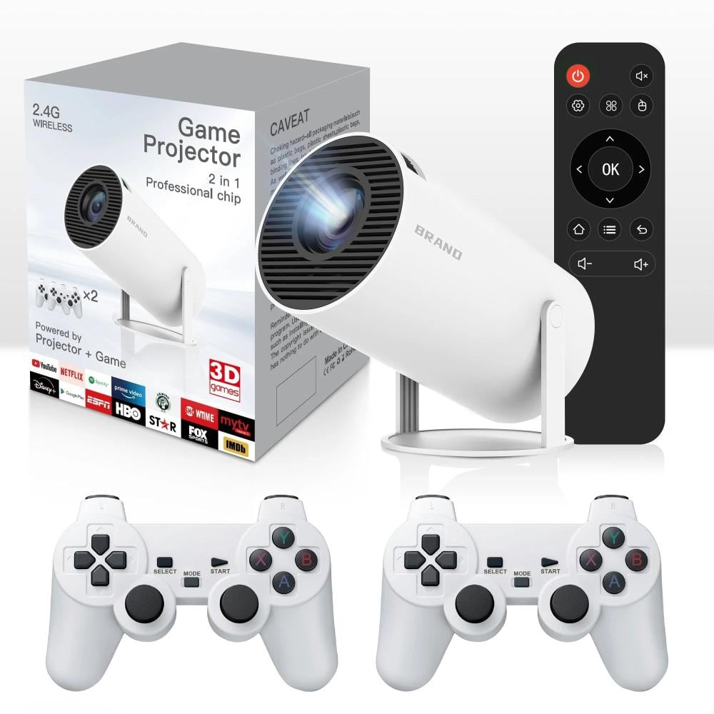4K Ultra HD Game Projector 2 in 1