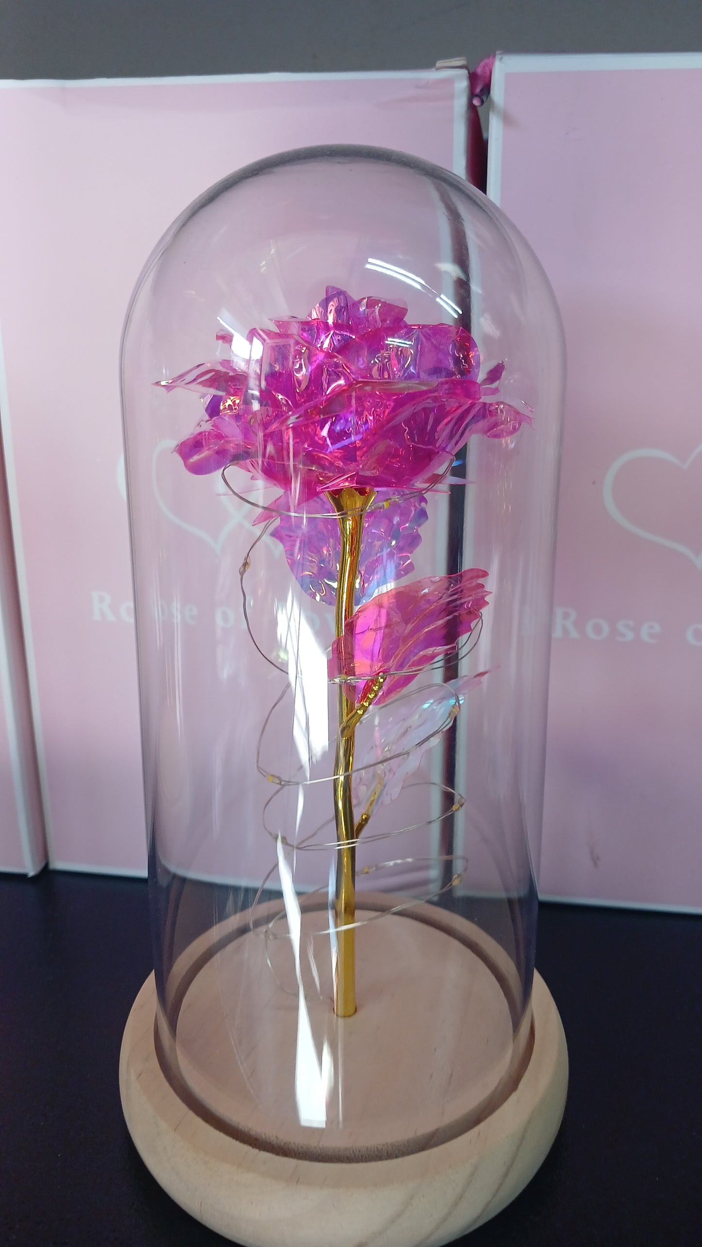 Playe Gold zinc alloy flower love gift