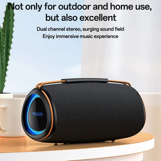 YESIDO YSW38 Desktop Bluetooth-compatible Speaker 30W High Power RGB Lighting Multi Mode Wireless Subwoofer