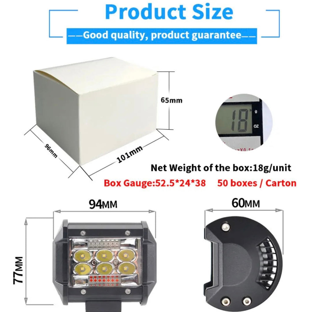 84W Led Flash Light 24V