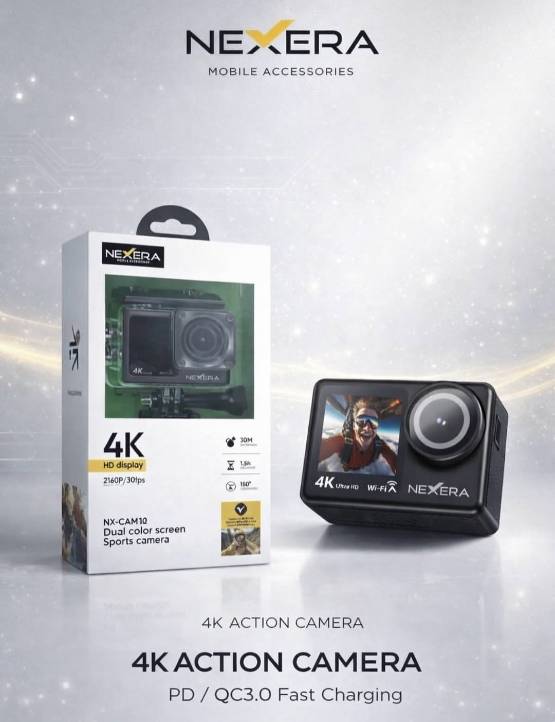 Nexera 4K Camera Wifi
