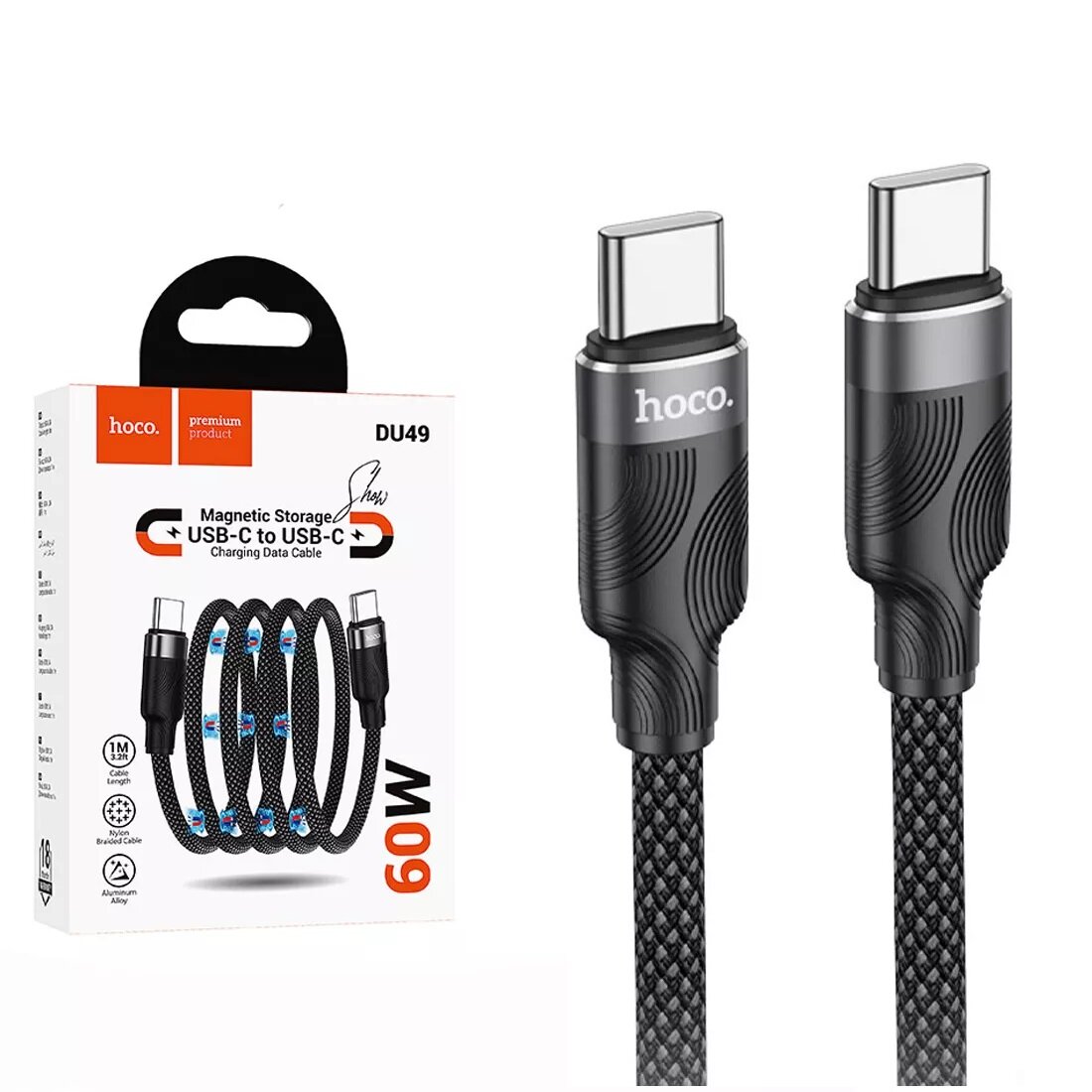 Hoco DU49 Cable Magnetic Storage 60W