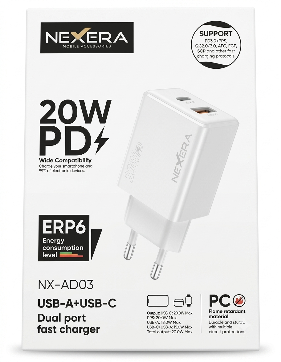 Nexera NX-AD03 Adapter 20W PD