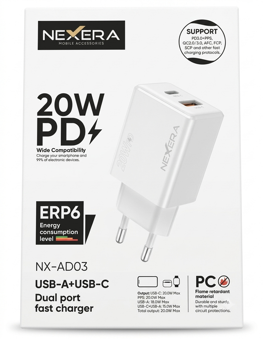 Nexera NX-AD03 Adapter 20W PD