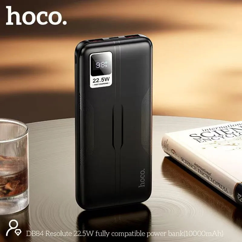 Hoco DB84/A.  Resolute 22.5W Power Bank – 22.5W USB-A, 20W PD & 18W Dual Input