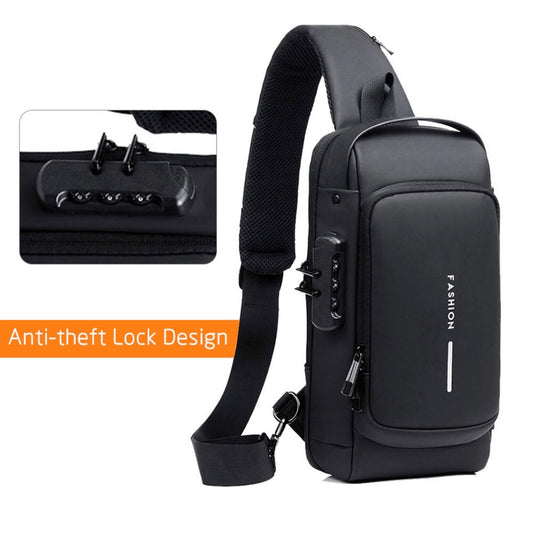 Fashion Shoulder Backpack With Code