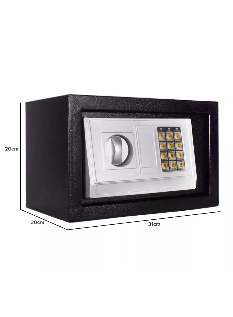 Solid Steel Electronic Digital Money Safe Box With Double Locking Steel Bolts T-20E