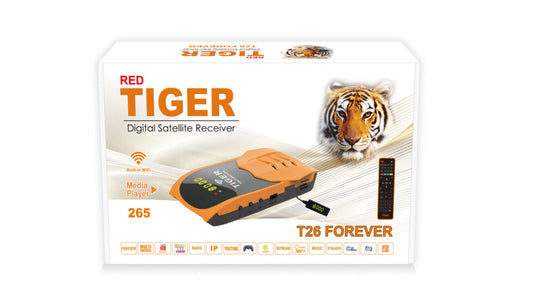 Tiger T26 Forever H265 builtin wifi Satellite Receiver
