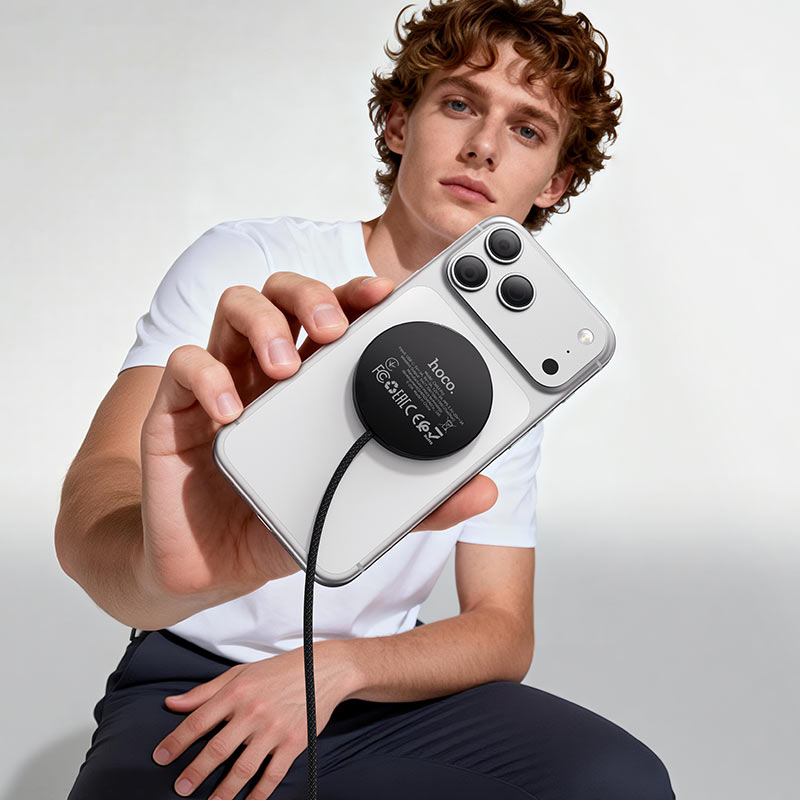 Hoco wireless charger CW63 Pro Fast” 25W Qi2.2