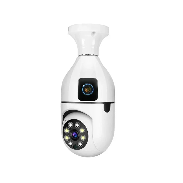 SQ002-W-L Light Bulb Dual Lens WiFi Smart Camera