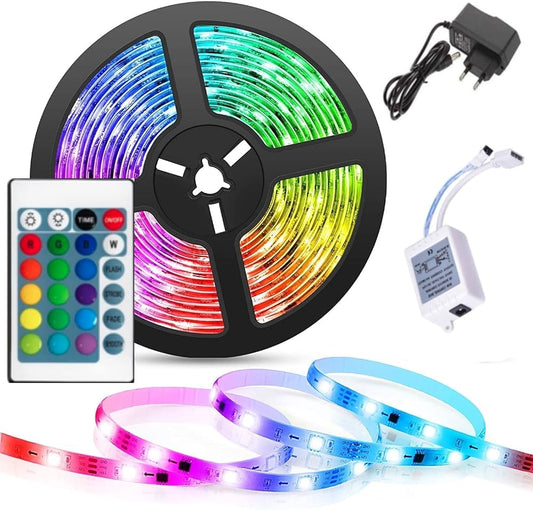 5m Multicolor Led Strip Light, For Decoration, Corded Electric